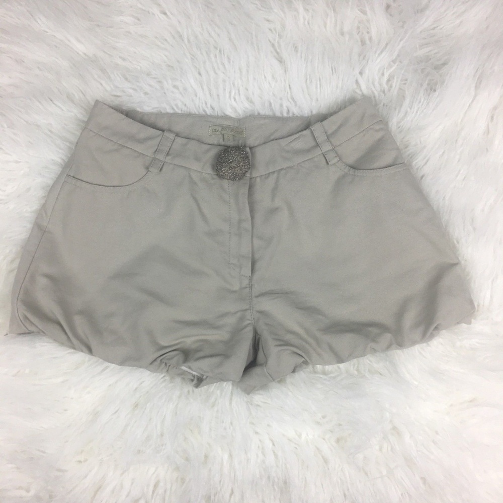 Lerario BeaShorts Women's Size 2 Beige Chino MidRise